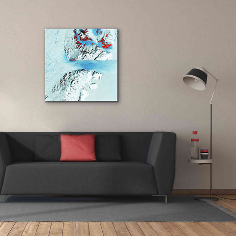Image of 'Earth as Art: Byrd Glacier,' Canvas Wall Art,37 x 37