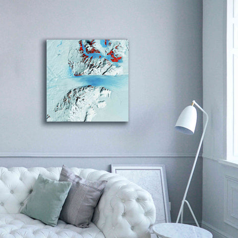 Image of 'Earth as Art: Byrd Glacier,' Canvas Wall Art,37 x 37