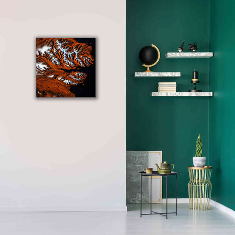 Image of 'Earth as Art: Icelandic Tiger,' Canvas Wall Art,26 x 26