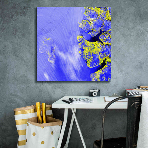 Image of 'Earth as Art: Meighen Island,' Canvas Wall Art,26 x 26