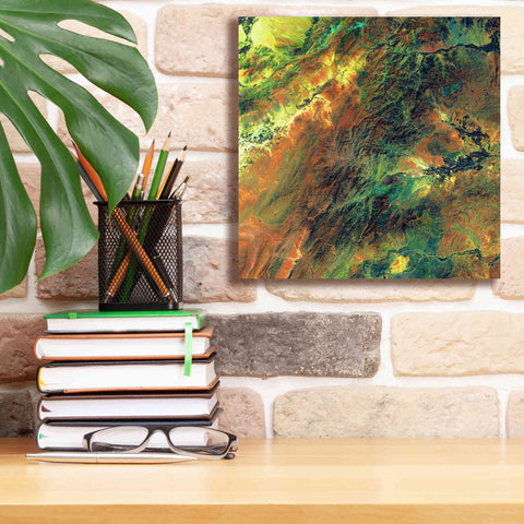 Image of 'Earth as Art: Rugged Terrain,' Canvas Wall Art,12 x 12