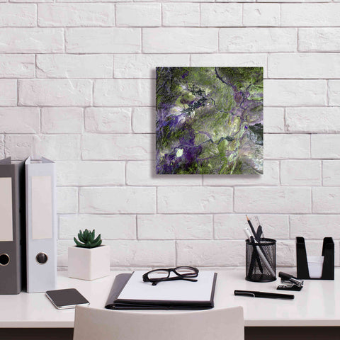 Image of 'Earth as Art: Waziristan Hills,' Canvas Wall Art,12 x 12