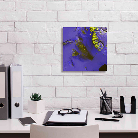 Image of 'Earth as Art: Koettlitz Glacier,' Canvas Wall Art,12 x 12