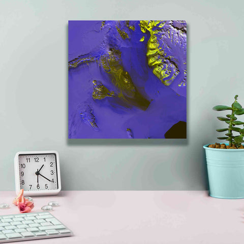 Image of 'Earth as Art: Koettlitz Glacier,' Canvas Wall Art,12 x 12
