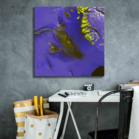 Image of 'Earth as Art: Koettlitz Glacier,' Canvas Wall Art,26 x 26