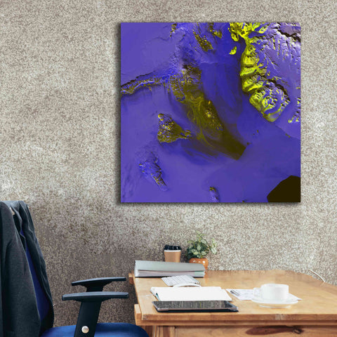 Image of 'Earth as Art: Koettlitz Glacier,' Canvas Wall Art,37 x 37