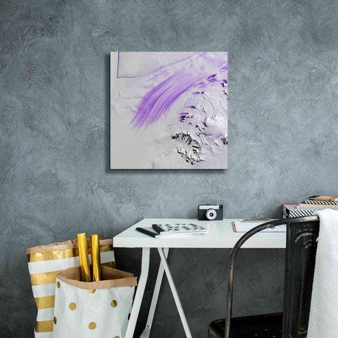 Image of 'Earth as Art: Slessor Glacier,' Canvas Wall Art,18 x 18