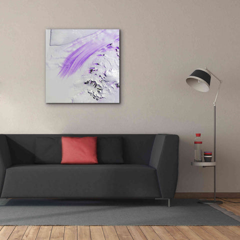 Image of 'Earth as Art: Slessor Glacier,' Canvas Wall Art,37 x 37