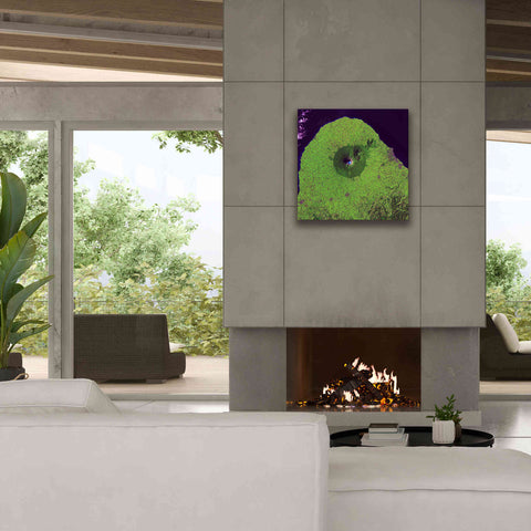 Image of 'Earth as Art: Mount Taranaki,' Canvas Wall Art,26 x 26