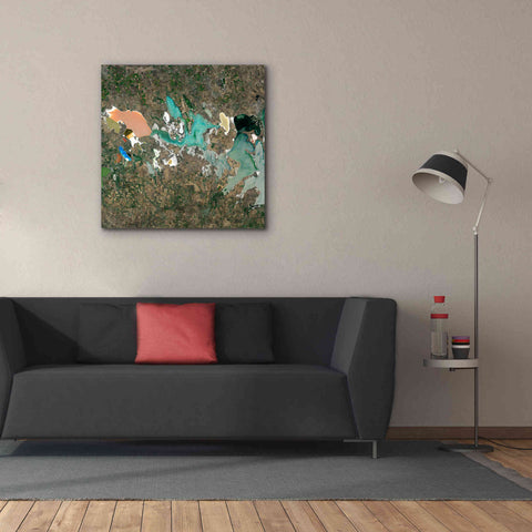 Image of 'Earth as Art: Putrid Sea,' Canvas Wall Art,37 x 37