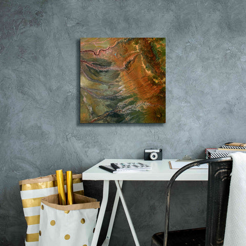 Image of 'Earth as Art: Moody Carvings,' Canvas Wall Art,18 x 18