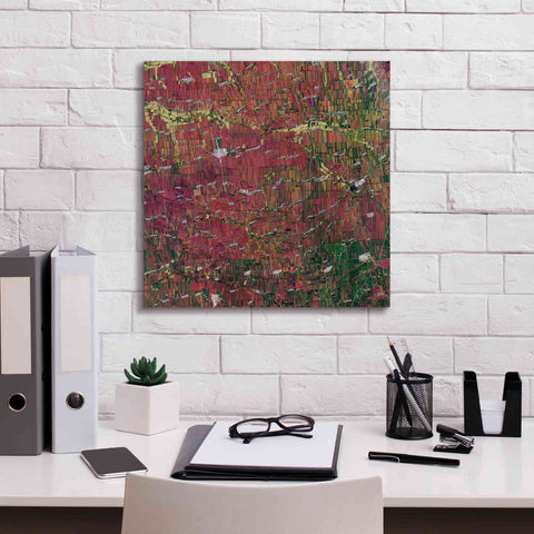 Image of 'Earth as Art: Shifting Shapes,' Canvas Wall Art,18 x 18