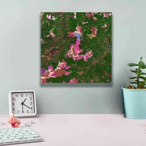 Image of 'Earth as Art: Southwestern Abstract,' Canvas Wall Art,12 x 12