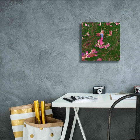Image of 'Earth as Art: Southwestern Abstract,' Canvas Wall Art,12 x 12