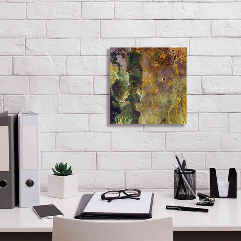 Image of 'Earth as Art: Weird Watercolor,' Canvas Wall Art,12 x 12