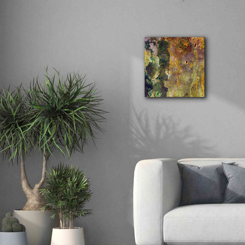 Image of 'Earth as Art: Weird Watercolor,' Canvas Wall Art,18 x 18