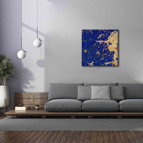 Image of 'Earth as Art: Copper and Blue,' Canvas Wall Art,37 x 37