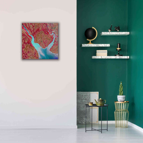 Image of 'Earth as Art: Mezen Mixing,' Canvas Wall Art,26 x 26