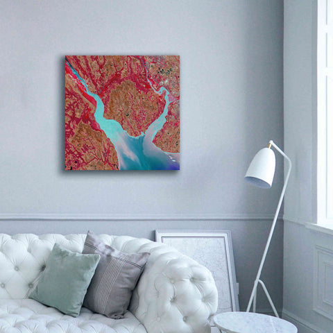 Image of 'Earth as Art: Mezen Mixing,' Canvas Wall Art,37 x 37