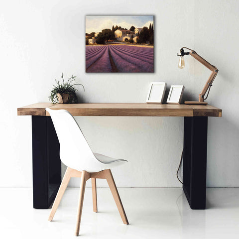 Image of Epic Art 'Lavender Fields I' by James Wiens, Canvas Wall Art,24 x 20
