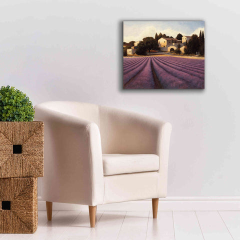 Image of Epic Art 'Lavender Fields I' by James Wiens, Canvas Wall Art,24 x 20