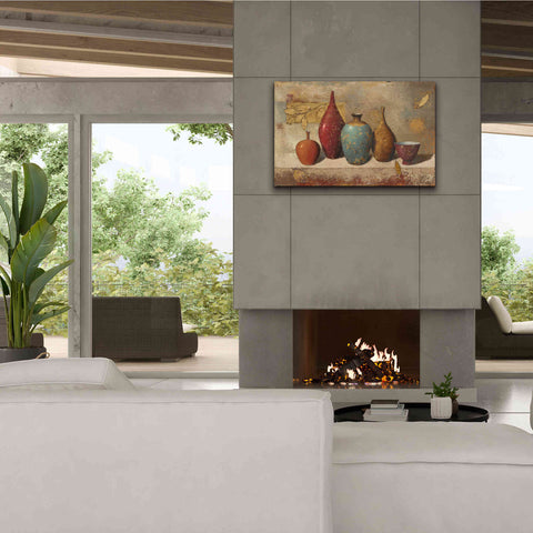Image of Epic Art 'Leaves and Vessels' by James Wiens, Canvas Wall Art,40 x 26
