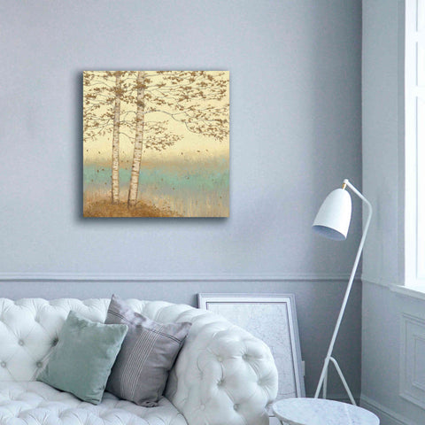 Image of Epic Art 'Golden Birch I' by James Wiens, Canvas Wall Art,37 x 37