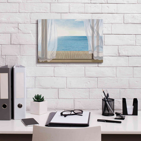 Image of Epic Art 'Blue Breeze' by James Wiens, Canvas Wall Art,18 x 12