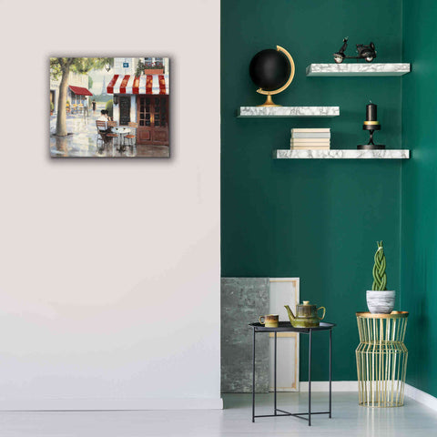 Image of Epic Art 'Relaxing at the Cafe II' by James Wiens, Canvas Wall Art,24 x 20