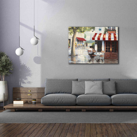 Image of Epic Art 'Relaxing at the Cafe II' by James Wiens, Canvas Wall Art,54 x 40