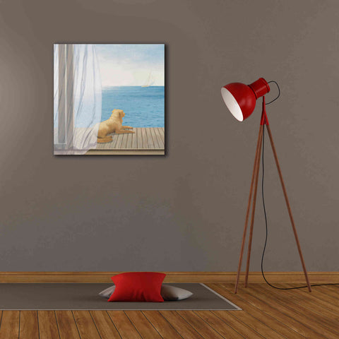 Image of Epic Art 'Blue Breeze II' by James Wiens, Canvas Wall Art,26 x 26