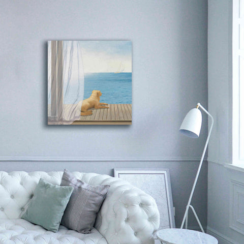 Image of Epic Art 'Blue Breeze II' by James Wiens, Canvas Wall Art,37 x 37