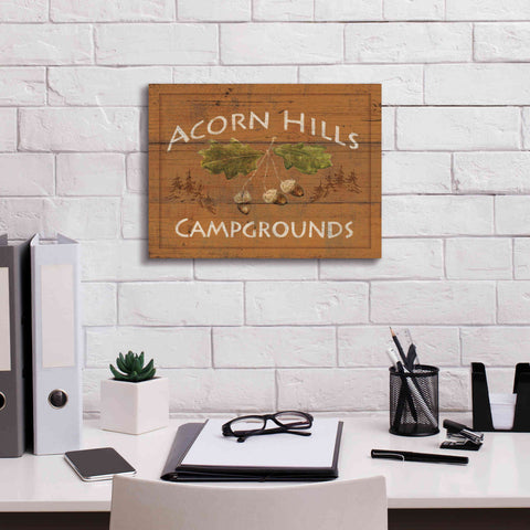 Image of Epic Art 'Lodge Signs I' by James Wiens, Canvas Wall Art,16 x 12