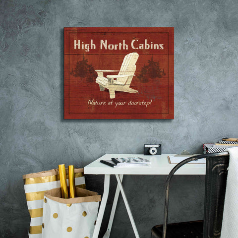 Image of Epic Art 'Lodge Signs II' by James Wiens, Canvas Wall Art,24 x 20