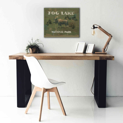 Image of Epic Art 'Lodge Signs VI' by James Wiens, Canvas Wall Art,24 x 20