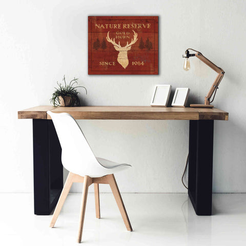 Image of Epic Art 'Lodge Signs IX' by James Wiens, Canvas Wall Art,24 x 20