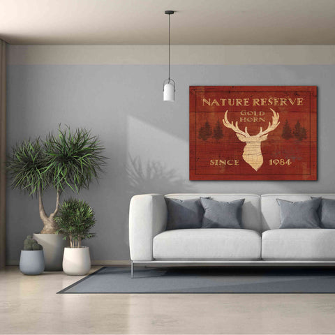 Image of Epic Art 'Lodge Signs IX' by James Wiens, Canvas Wall Art,54 x 40