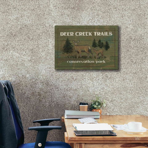 Image of Epic Art 'Lodge Signs VIII' by James Wiens, Canvas Wall Art,24 x 20