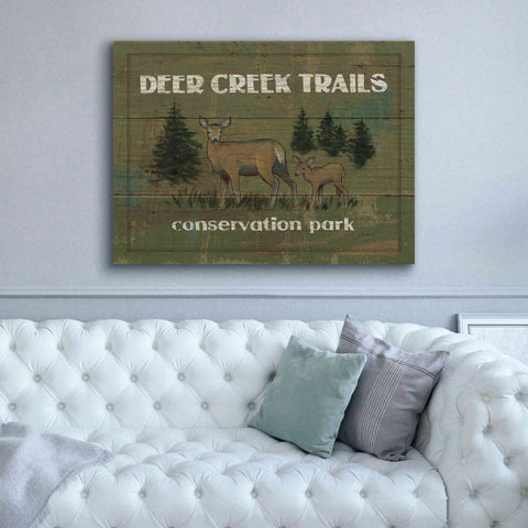 Image of Epic Art 'Lodge Signs VIII' by James Wiens, Canvas Wall Art,54 x 40