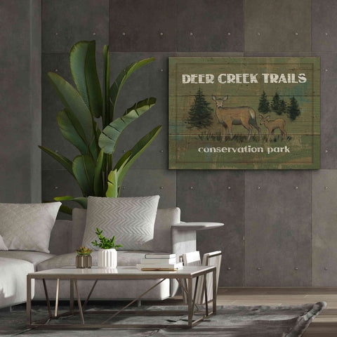 Image of Epic Art 'Lodge Signs VIII' by James Wiens, Canvas Wall Art,54 x 40
