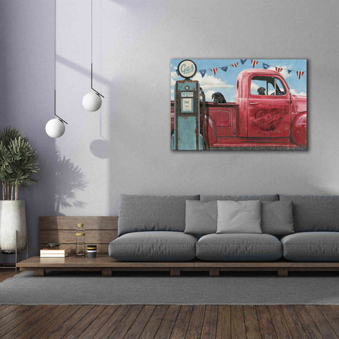 Image of Epic Art 'Lets Go for a Ride I' by James Wiens, Canvas Wall Art,60 x 40