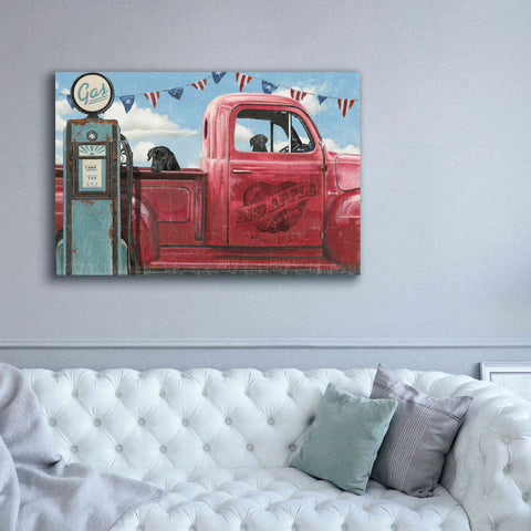 Image of Epic Art 'Lets Go for a Ride I' by James Wiens, Canvas Wall Art,60 x 40