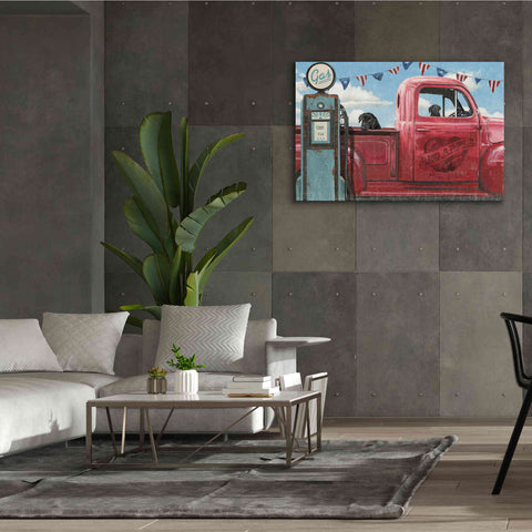 Image of Epic Art 'Lets Go for a Ride I' by James Wiens, Canvas Wall Art,60 x 40