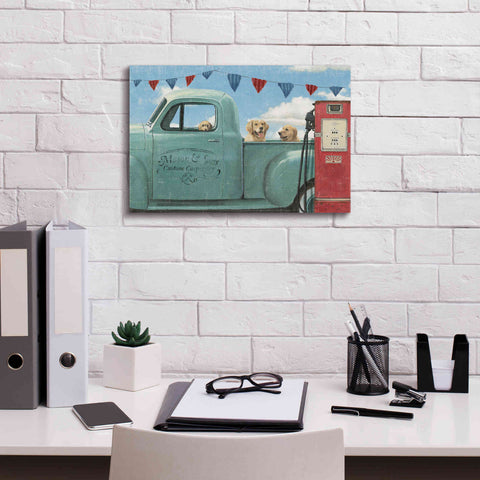 Image of Epic Art 'Lets Go for a Ride II' by James Wiens, Canvas Wall Art,18 x 12