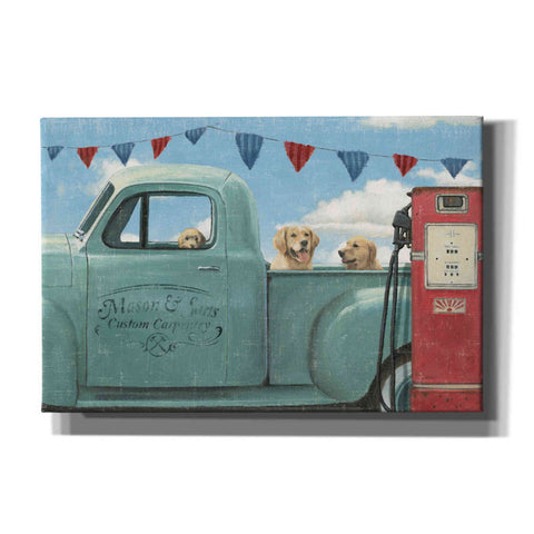 Image of Epic Art 'Lets Go for a Ride II' by James Wiens, Canvas Wall Art,18x12x1.1x0,26x18x1.1x0,40x26x1.74x0,60x40x1.74x0