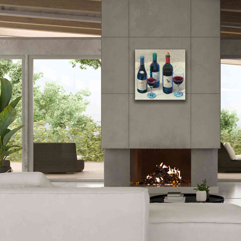 Image of Epic Art 'Wine Bouquet Light' by James Wiens, Canvas Wall Art,26 x 26