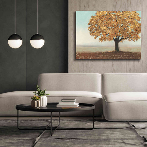 Image of Epic Art 'Gold Reflections I' by James Wiens, Canvas Wall Art,54 x 40