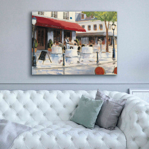 Image of Epic Art 'Relaxing at the Cafe I' by James Wiens, Canvas Wall Art,54 x 40