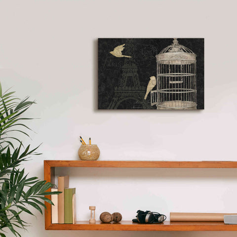 Image of Epic Art 'Via Paris I' by James Wiens, Canvas Wall Art,18 x 12