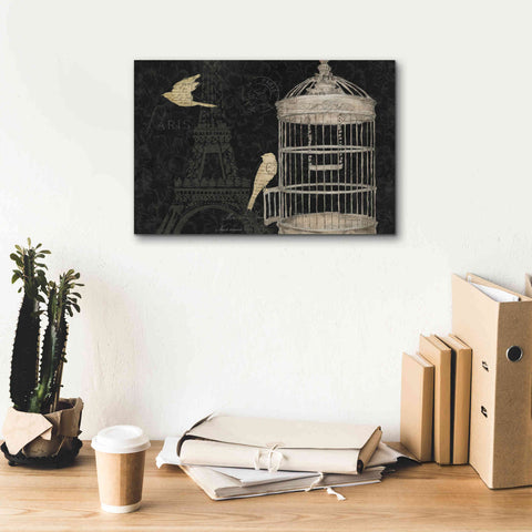 Image of Epic Art 'Via Paris I' by James Wiens, Canvas Wall Art,18 x 12